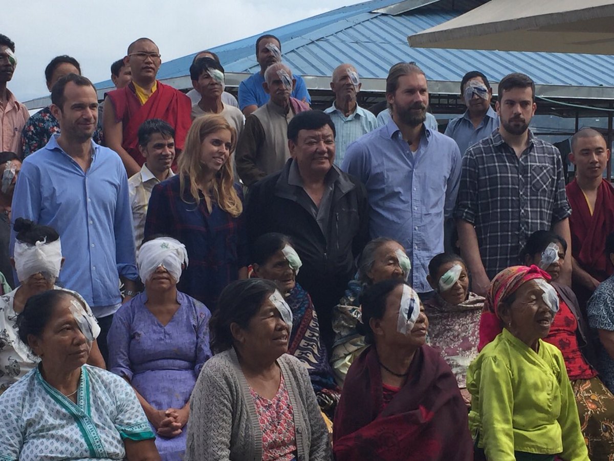 yorkiebea's tweet photo. Another one from the Eye Hospital in #Kalimpong with @SimonFranksUK - they're doing remarkable work: giving people back their sight https://t.co/vObnZW2fjR