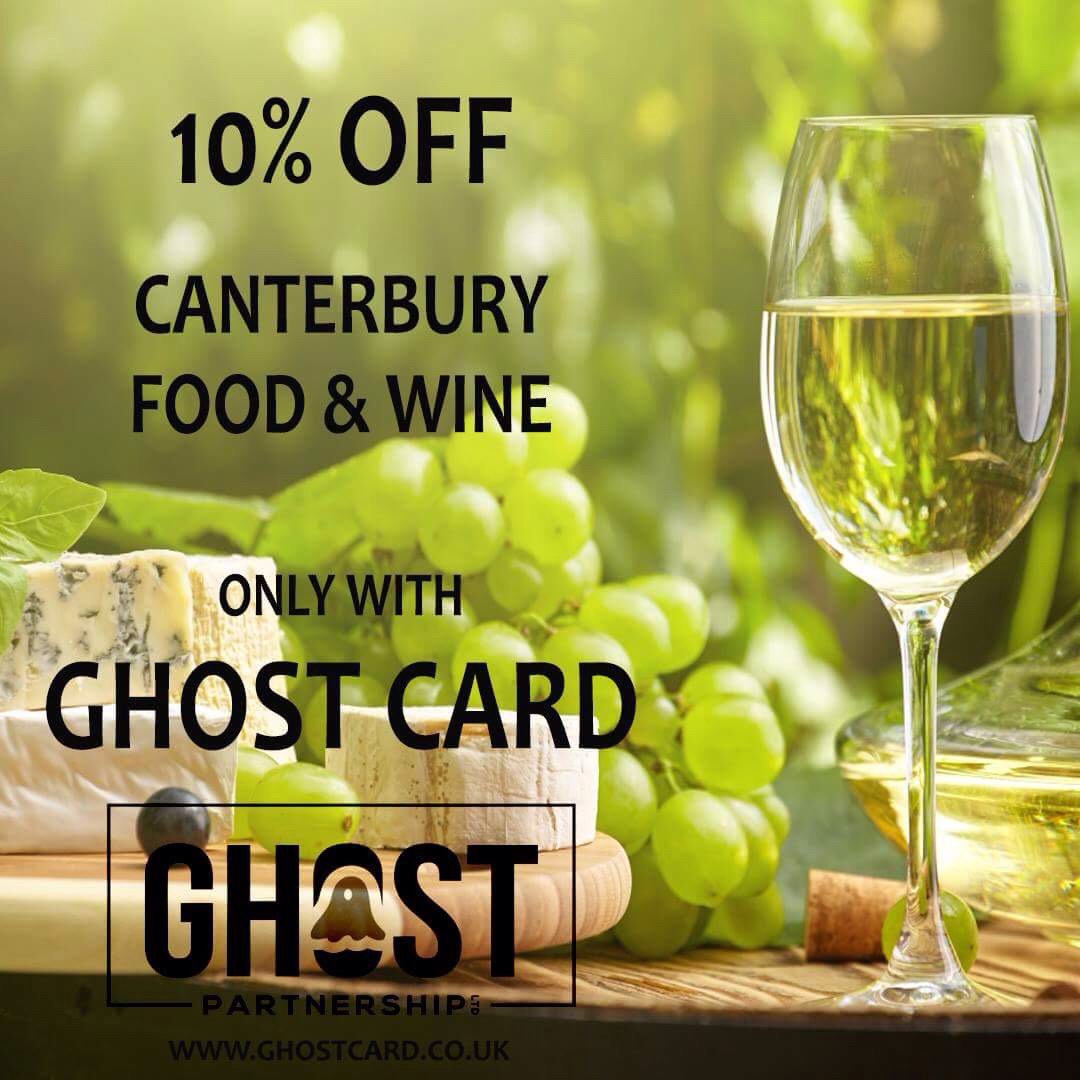Ghostpartners's tweet photo. Time for wine! Head to #CanterburyFoodAndWines with a #Ghostcard for 10% off! 🍷 https://t.co/6GADIapGGo