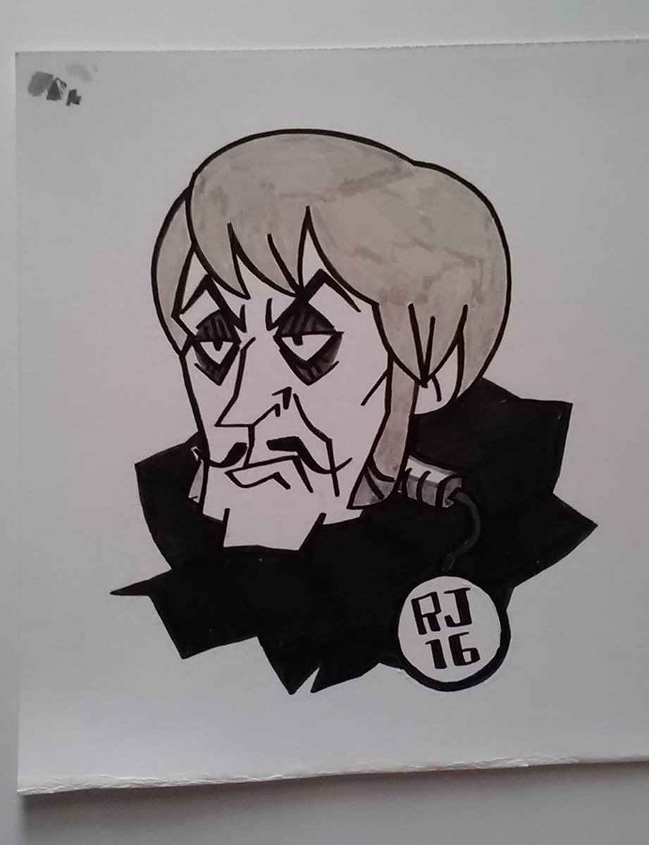 Rynanart's tweet image. I want a Hanna-Barbera style Dr. Phibes cartoon, complete with Daphne-esk Vulnavia and kooky dog mascot. #inktober2016 #Phibes