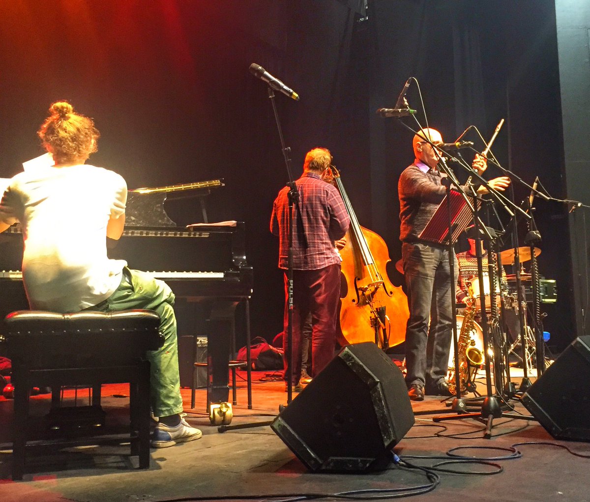 Soundcheck kicking off now <a href="/TaliesinSwansea/">Taliesin Arts Centre</a> ! Ready to play for U tonight #Swansea - still time 2get here &amp; join us!