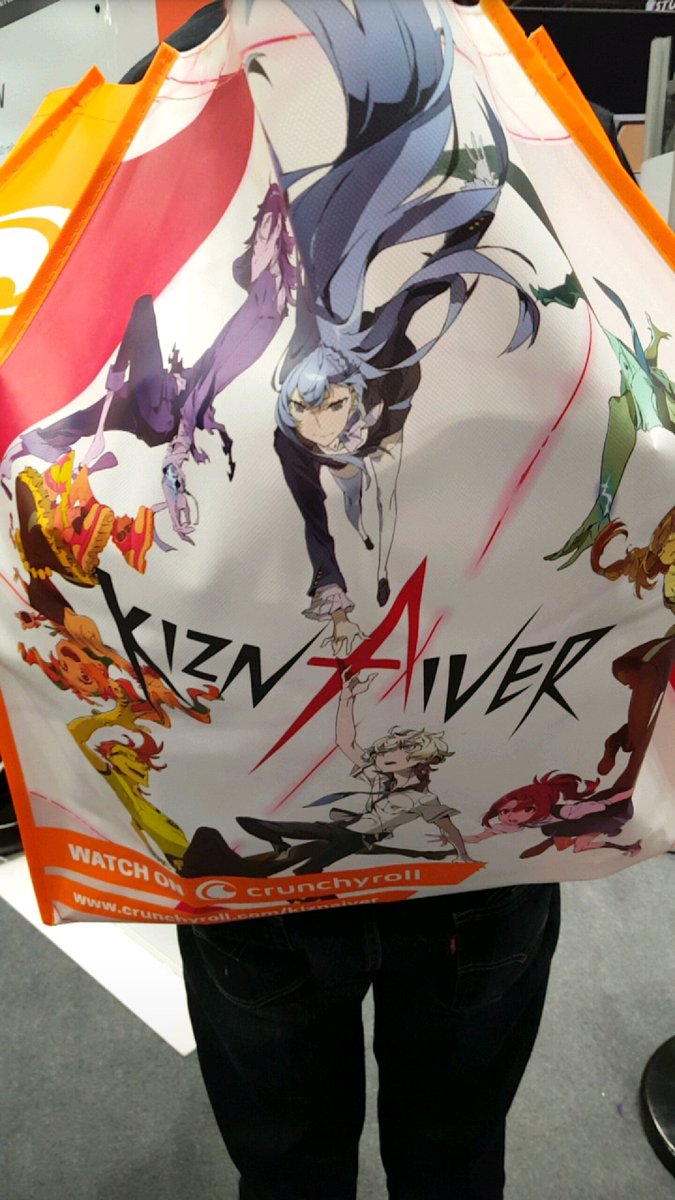 heyitsjosh3D's tweet image. awesome free bags from the good folks at @Crunchyroll #NYCC #NYCC2016