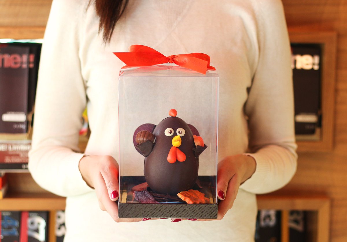 Just in time for thanksgiving — meet the newest member of the #smccomm team, Edgar from @thaaschocolates. 🦃🍂