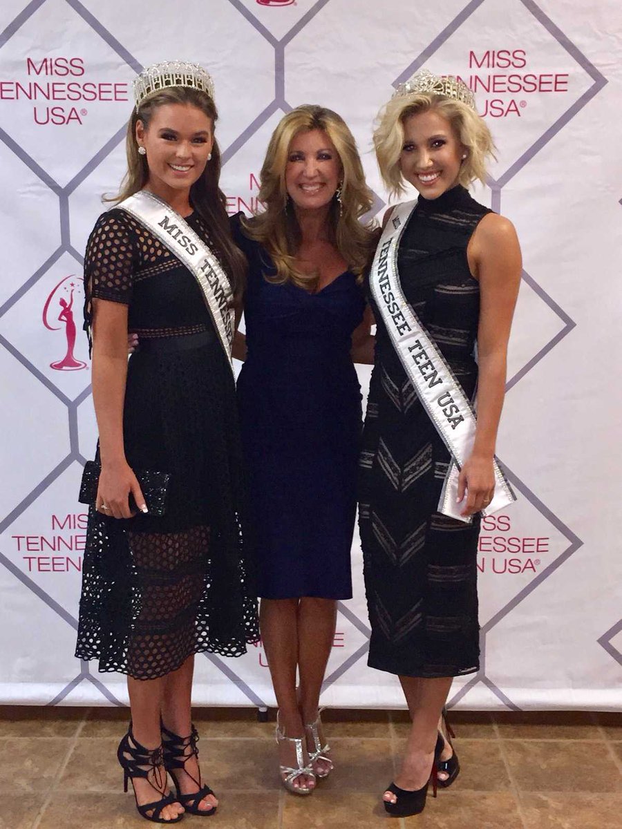 TheKimGreenwood's tweet photo. Can you tell I'm a proud Momma Bear? Love these girls &amp; so proud of @MissTNUSA &amp; @_ItsSavannah_ ! @Clarksville_CVB https://t.co/u5r8eDyBoV
