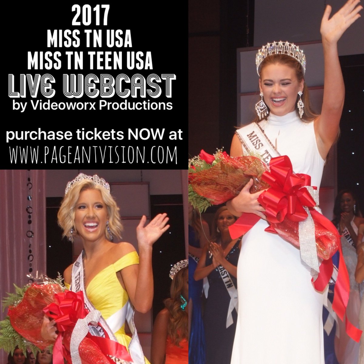 GWP_USA's tweet photo. Tune in tonight at 6:30 for a LIVE stream of 2017 #MissTNUSA |#MissTNTeenUSA. Purchase here: https://t.co/DkVHbDun9h https://t.co/FJZGWjhHg3