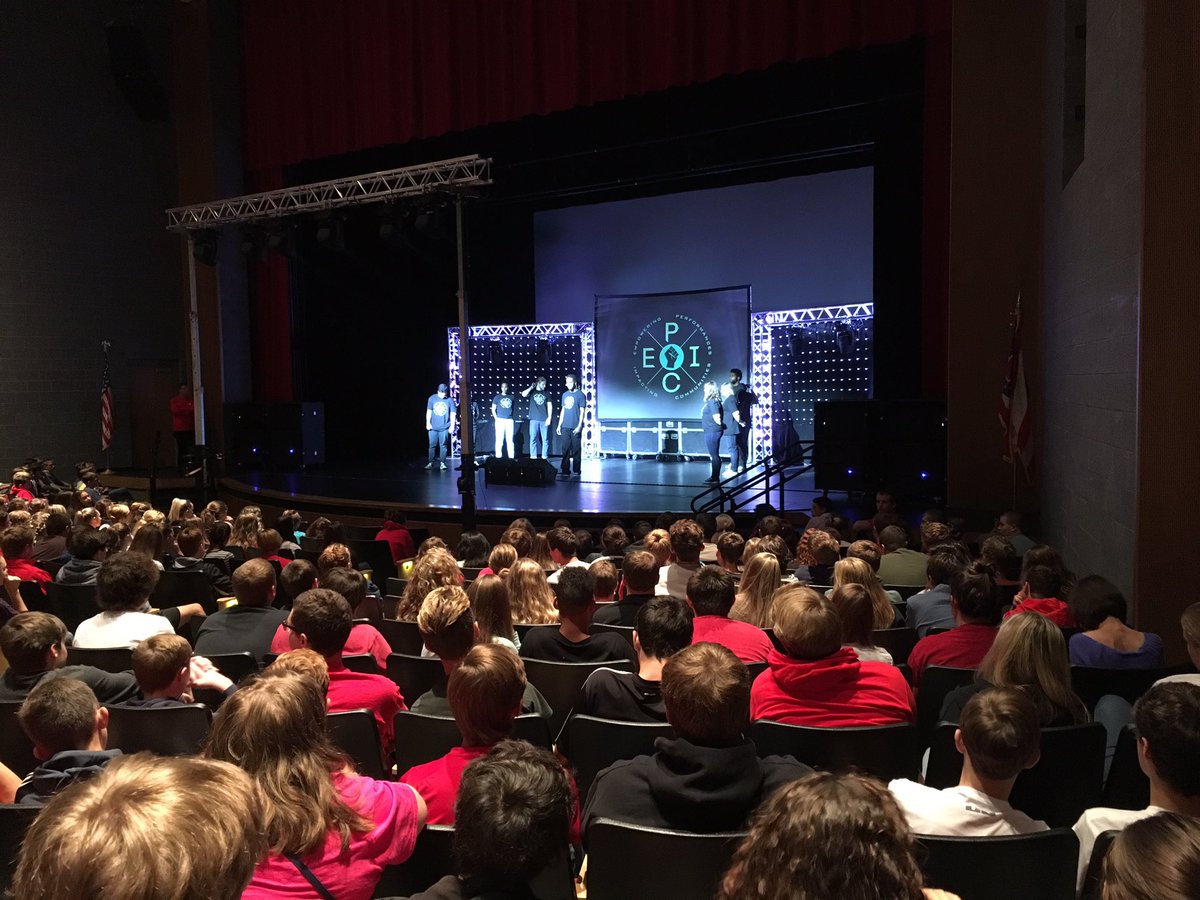 WadsworthBruin's tweet image. WHS was given quiet a show by @EPICassemblies. The group addressed tough topics that teens face through performance art &amp;amp; dance