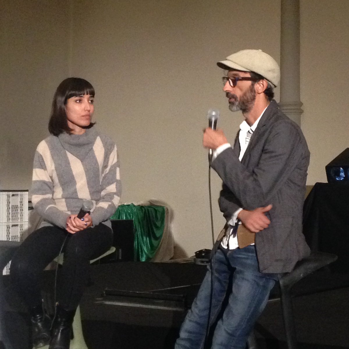 retuneberlin's tweet photo. Why and how a photojournalist uses #VR? Conversation between #FernandaParente & @karimbenkhelifa #Retune16 https://t.co/xgLqNxjFDG