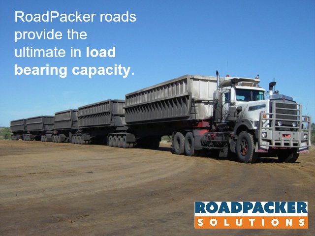 RoadPackerPlus's tweet image. Transform soft water logged soils into a firm, waterproof &amp;amp; durable load bearing surface used to carry anything from cars to logging trucks.