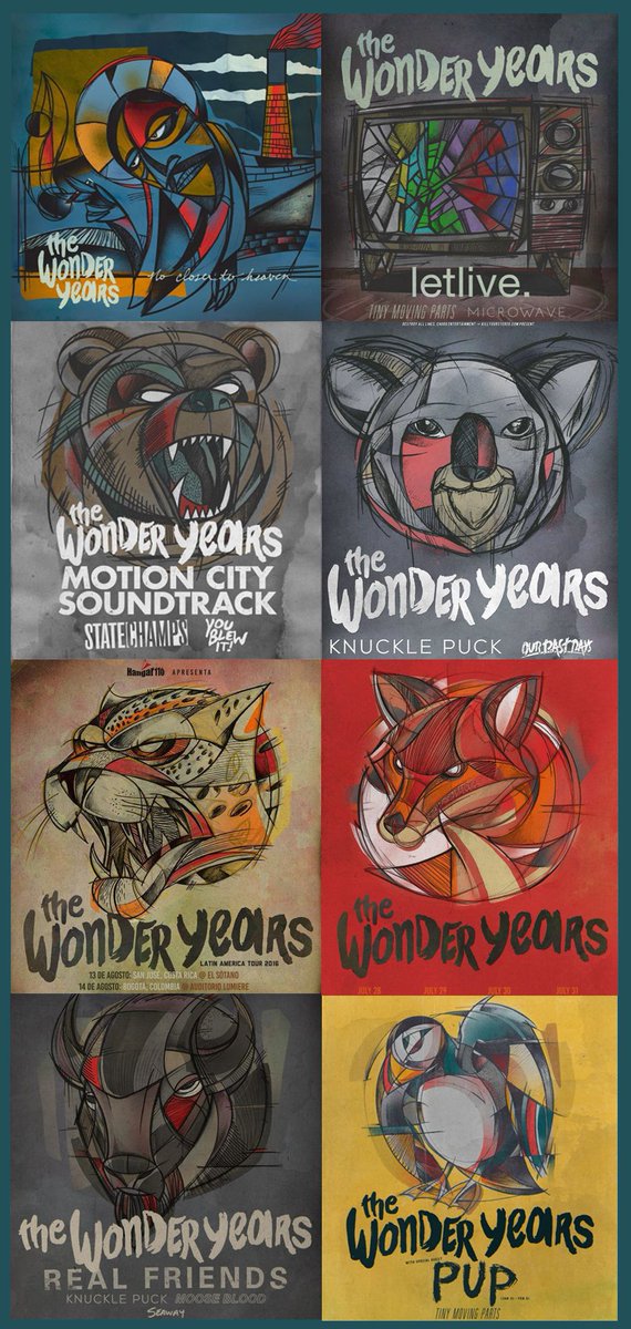 ViTOPagano's tweet photo. Every couple months I update this @thewonderyears thing with a another more awesome piece by @mikechardcore #NoCloserToHeaven #NCTH https://t.co/whOkFszbER