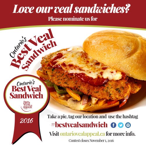<a href="/fusaros/">Fusaro's</a> Join our search for Ontario's #BestVealSandwich ontariovealappeal.ca/ontarios-best-…