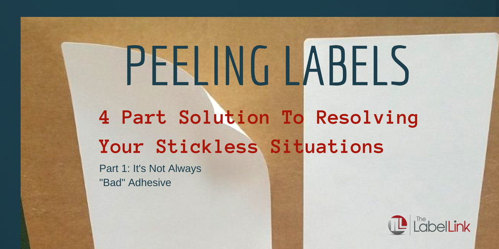TheLabelLink's tweet photo. Your Peeling #Label problem may not be due to "Bad" adhesive. Find out what your REAL issue is. #LabelsThatStick https://t.co/YNyTD2Qc9F https://t.co/X6BGgqRuqB
