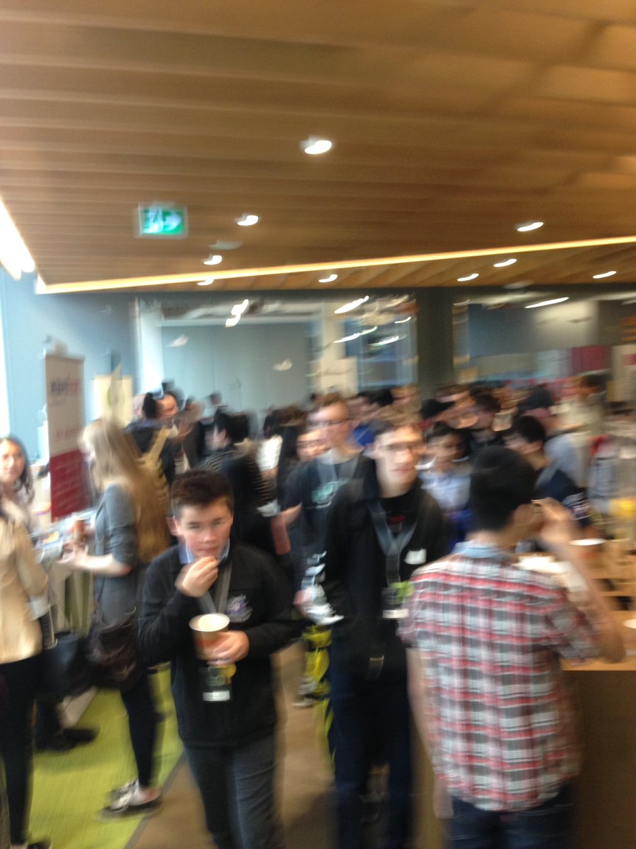 RiskyTeacher's tweet photo. Hanging out at the #DOT2016 wrap up party following the hackathon @Microsoft downtown Vancouver. #fhlearn https://t.co/4ZBs2Mhhk1
