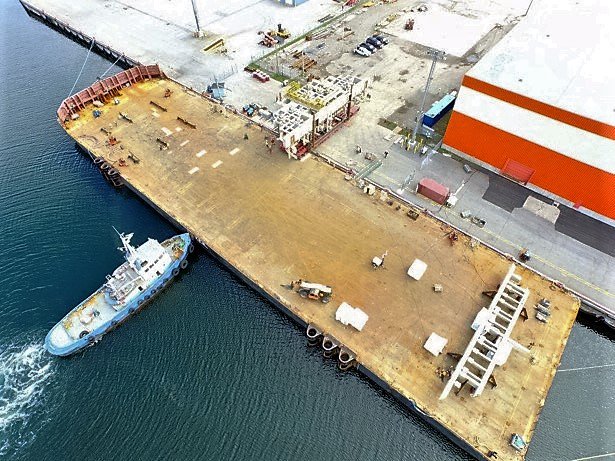 The Omni St. Laurent tug boat working at the Port Of Stephenville.