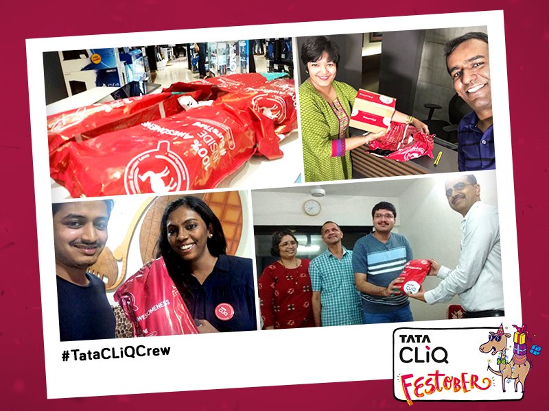 TataCLiQFashion's tweet photo. All in a day’s work #iPhone7OnTataCLiQ #LaunchDayDelivery https://t.co/xRgyhNsGDD