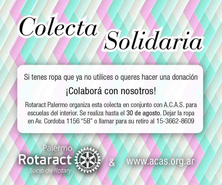 RTCPalermo's tweet photo. Entregamos la ropa donada que irá a escuelas fronterizas con ayuda de A.C.A.S. Gracias a quienes colaboraron!!! #AlServiciodelaHumanidad https://t.co/8aXtEq4ZYx
