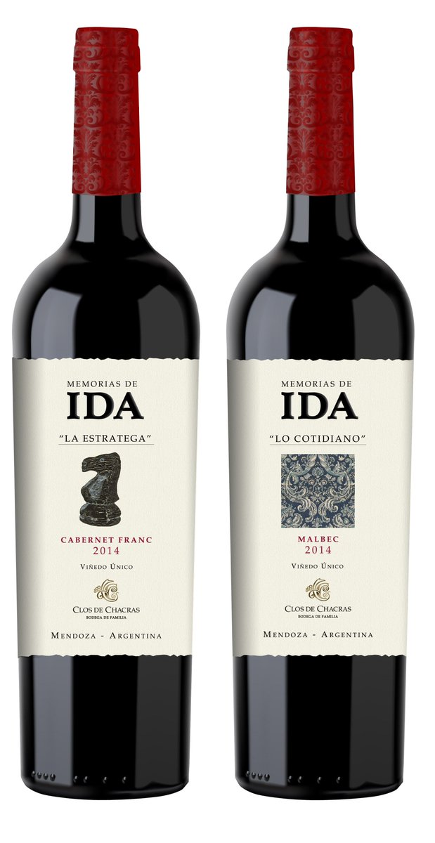 ClosdeChacras's tweet photo. MEMORIAS DE IDA inspira con La  Estratega, cab franc de Gualtallary, y Lo Cotidiano, malbec 100% Chacras de Coria https://t.co/PtDjkkcYsC https://t.co/6o9C4qZzyq