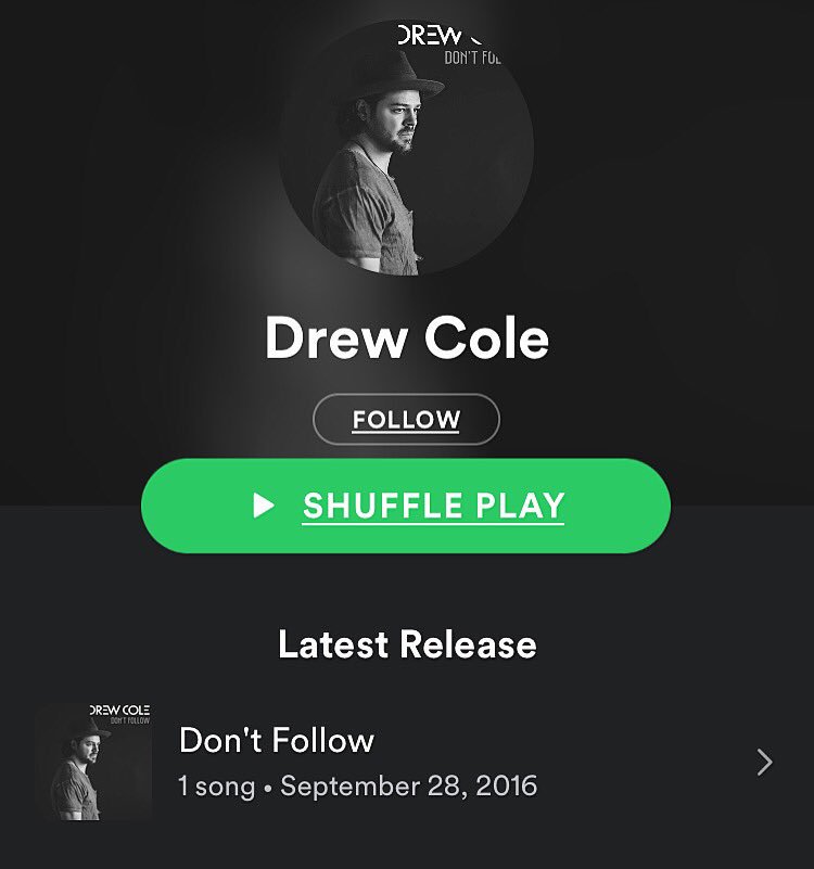TheShookSouls's tweet photo. Quick. Get a move on. Come &amp; Follow @DrewColeMusic on #Spotify - submerge yourself in the sounds of soul.
https://t.co/CVpqnUiX4h https://t.co/FlZDKJQIwS