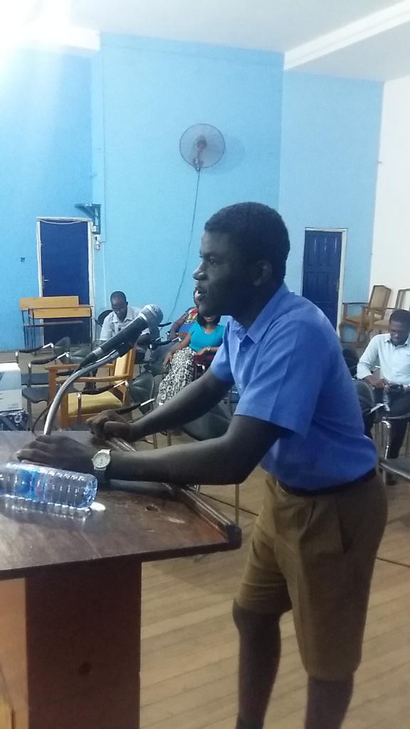 JuniorCampGhana's tweet photo. Michael Amo Darte, a #Presecan learnt from Alfred Toppar, an #Odadee, that there are different careers in the military @ #jcpresec. #Presec https://t.co/aGBmcwDGae