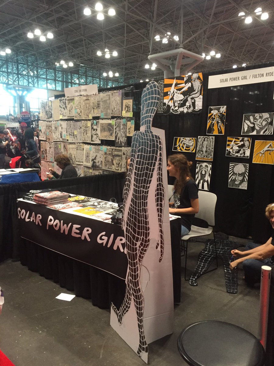 Fulton Ryder now represents Solar Power Girl created by Meredith Best, showing <a href="/NY_Comic_Con/">New York Comic Con</a> until Sunday! Booth 3125