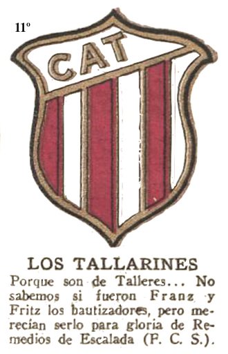 Talleres de Escalada  Colores, escudo, historia y masonería