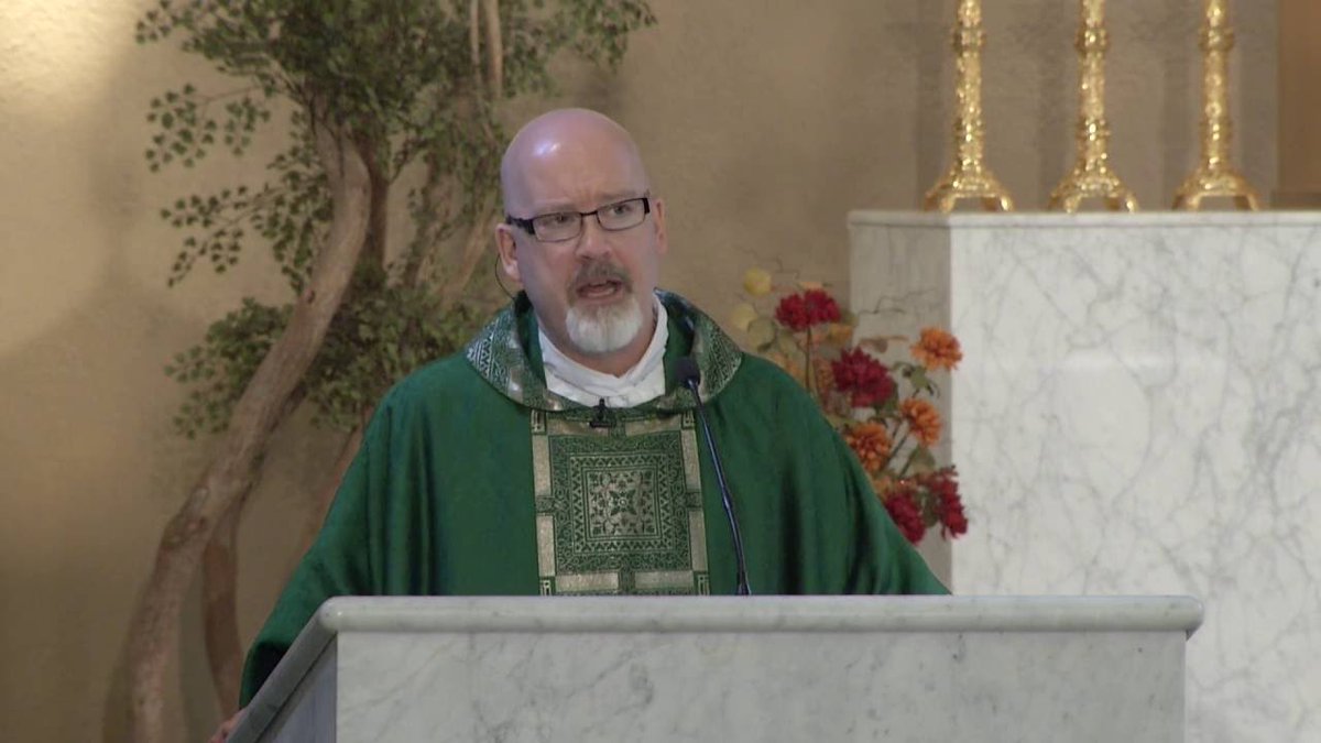 thecatholicsun's tweet photo. In viral video @SSJCathedral rector @LionInThePulpit challenges Catholics to prioritize sanctity of life when voting https://t.co/iD7mLe0EyK https://t.co/6sg9MHz8mn