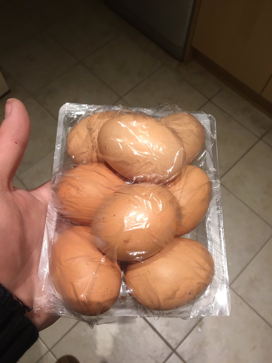 firefixnw's tweet photo. Big thanks to one of my customers who gave me some of their hens freshly laid eggs this morning! #Legend #TheOmlettesAreOnMe https://t.co/5ydw46T7E2