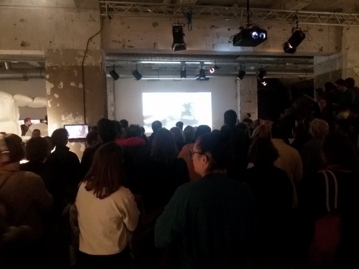 MUArtHouse's tweet photo. Full House!! Opening of For Play, Shaping Sexuality #MUartspace #MUForPlay #StrijpS https://t.co/JKv93aPUJk