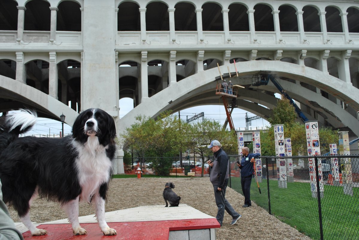 DowntownCLE's tweet photo. Attn #dtCLE dogs! @dtCLEdogpark turns 2 tomorrow! Come celebrate the city's only dog park with prizes, costume parade and puppy love https://t.co/C5KZbhIxxc