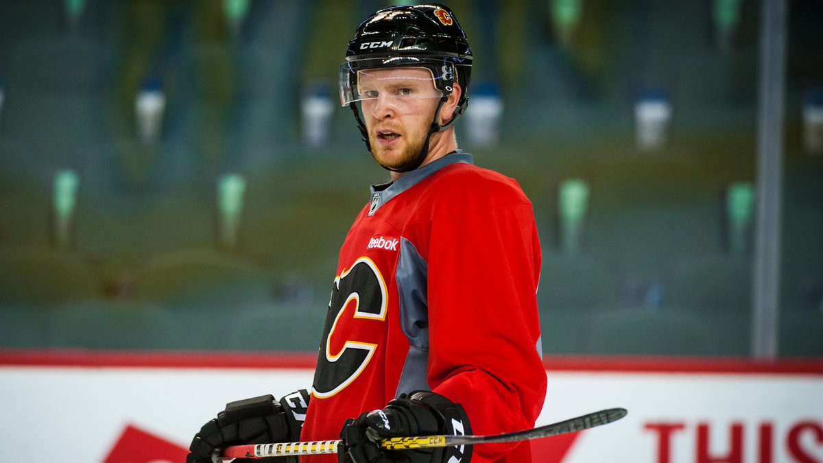 NHLFlames's tweet photo. "I think to this point I've done well." - Brett Kulak on his time at the #FlamesCamp ~ https://t.co/Oupz6sGP4E https://t.co/oblPsbKhzg