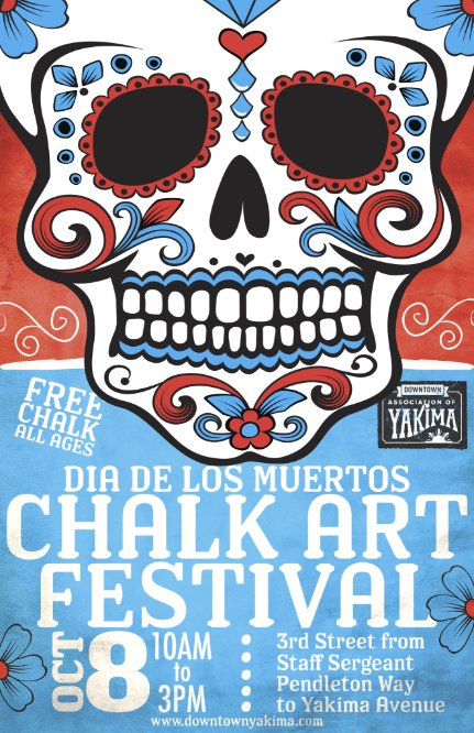 Join the fun tomorrow at the 2nd Annual #Chalk Art Festival in #DTyakima!