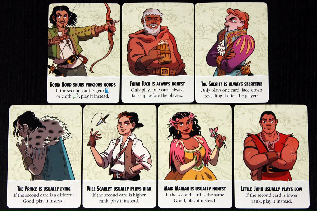 SmartPlayGames's tweet image. Oh my. Lovely card proofs for Curse You, Robin Hood! Coming soon to smartplaygames.com! 🏹