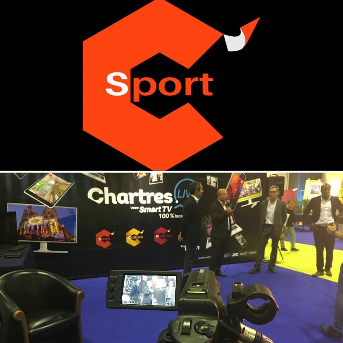 Grâce à #cmin qui nous fournit la fibre à très haut débit, retrouvez C'Chartres Sport via chartres.live à [La Salle] en qualité HD