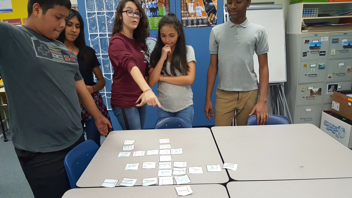 mrskristinhaney's tweet photo. Great day of #AVID team building playing "College Words with Friends!" Definite creativity with some words. π #ApacheStrongAMS https://t.co/9e1mQ98TOu
