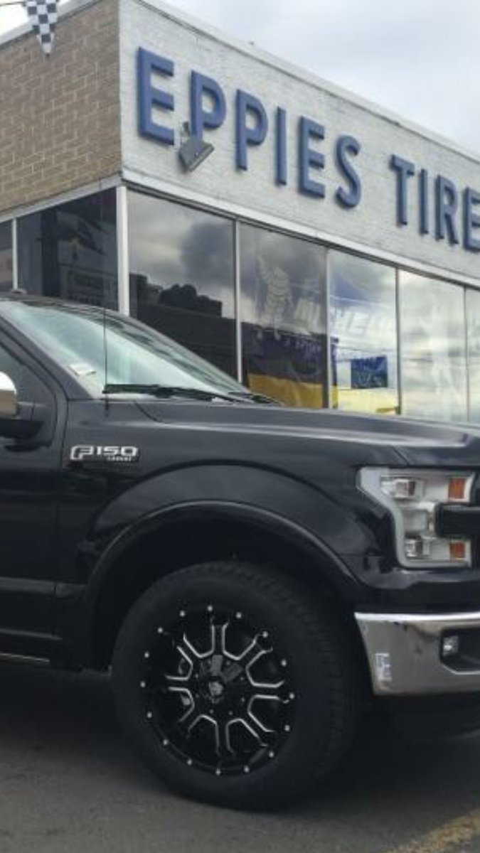 EppiesTire's tweet photo. 2016 Ford F150 with a set of 20" Mayhem wheels and Goodyear Wranglers. #eppies #philly #philadelphia #wheel1 #Ford #Goodyear @Ford @goodyear https://t.co/Jyf1kAMkSV