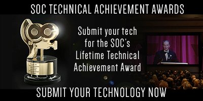 Submit your tech for the SOC's Lifetime Technical Achievement Awards
SOC.org/techawards