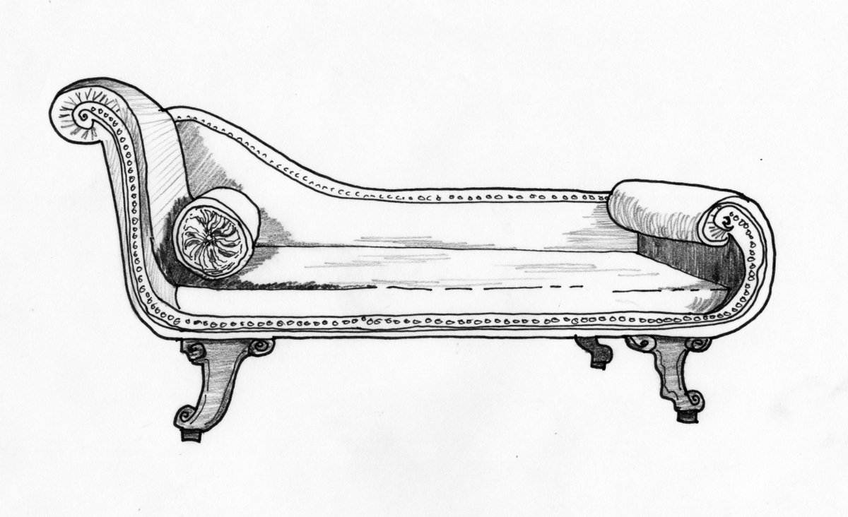 FSGBookKeeping's tweet photo. "@witoldr chronicles a genre of furniture we never stop fussing over."

(illustration by WR himself!)

https://t.co/I1XshihUN6 https://t.co/S8mVZhCDp9