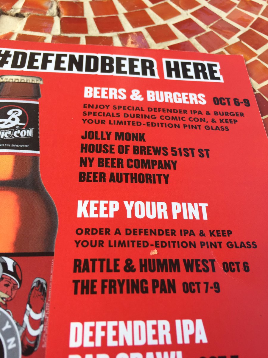 LookingBackLost's tweet image. #DefenderBeer update: after 10 min check Frying Pan says it DB starts 10/8 (!) but they might bring some up tonight!