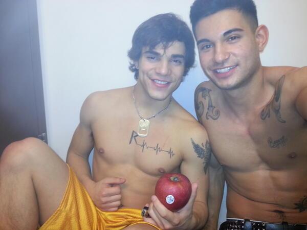 SkyeRose27's tweet photo. Happy #WorldSmileDay Love these two to pieces! @LeviKarterCB & @RickyRoman91 @cockyboys 😙😙 https://t.co/gPLhg06x4W