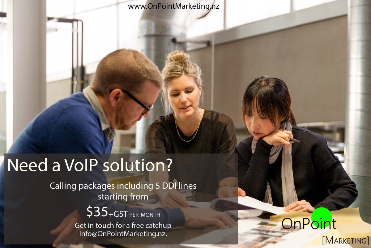 OnPointMNZ's tweet image. Slash your calling costs with VoIP! Get in touch for a free chat.
#Business #Calling #Savings #VOIP #CLOUD #PBX #Brand #Mobile #OnPoint
