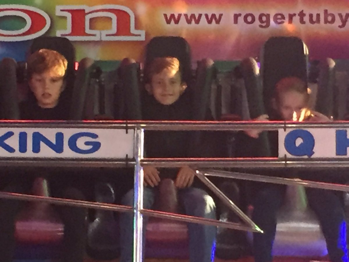 reavo81's tweet photo. #HullFair with the kiddies &amp; @crazychick_82 I'm slowly trying to get Thomas to be more adventurous to face his fears #TopStepDad #BeLikeRuby https://t.co/QWLRpspgGZ