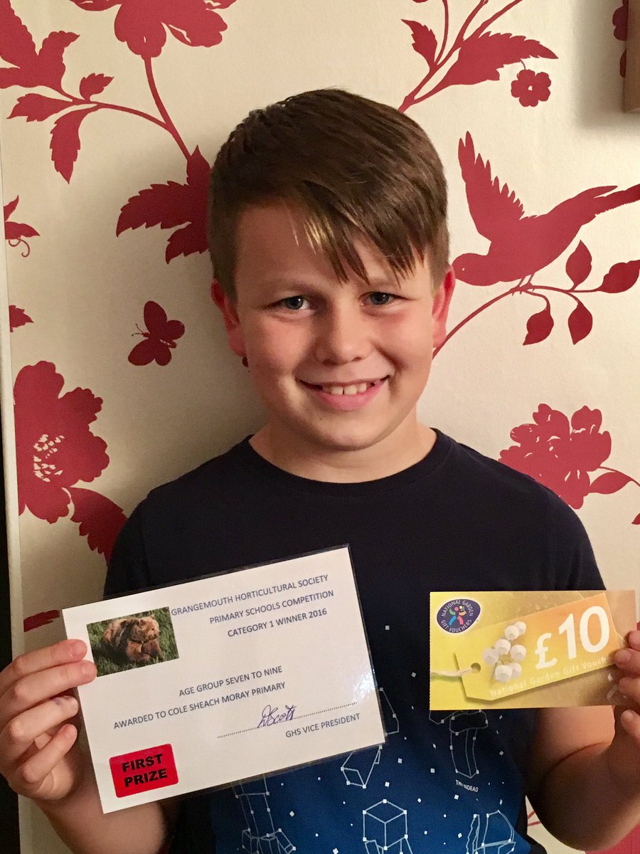 AlexSheach's tweet photo. @MorayPS So very proud of Cole getting first place in the Horticultural Society Competition! https://t.co/AQDhC4O4PR