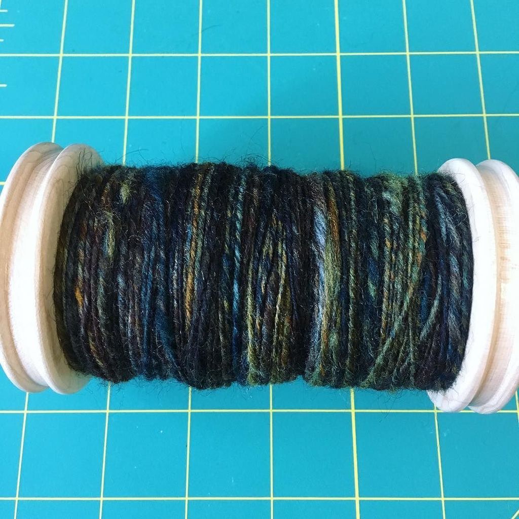 cnyttende's tweet image. Also knocked off the rest of a merino/alpaca braid #teamyarncrushers #spinzilla2016 #handspining #spinstagram #spin…
