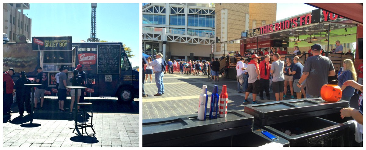 TenableProtect's tweet photo. Join #TeamTenable at the @Budlight @Budweiser Tailgate - Game 2 Go @Indians! #RallyTogether@SwensonsDriveIn #Windians @SwenFoodTruck https://t.co/ICu6CWVbyC