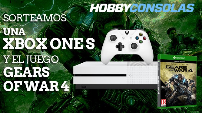 hobby_consolas's tweet image. Sorteamos con @Xbox_Spain una Xbox One S y #GearsofWar4 Síguenos y RT para participar. Hasta el día 14 w.hobbyconsolas.com/o4pvi1