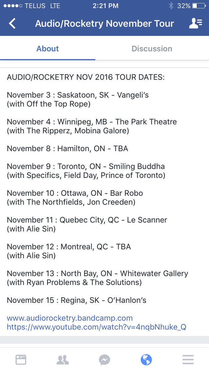 Holy smokes, we got shows and shows and shows!! More to be added soon!