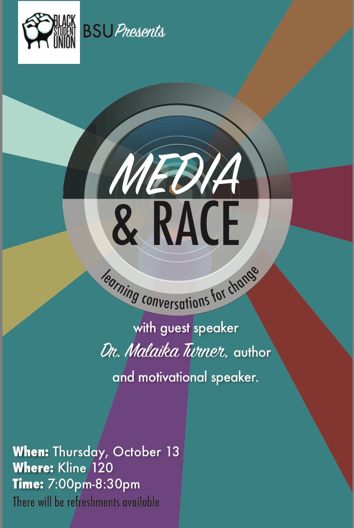 messiahBSU's tweet photo. Let's encourage a willingness to be informed about race and media, in order to facilitate reconciliation and bring about positive change. https://t.co/KsT7F9gE3T