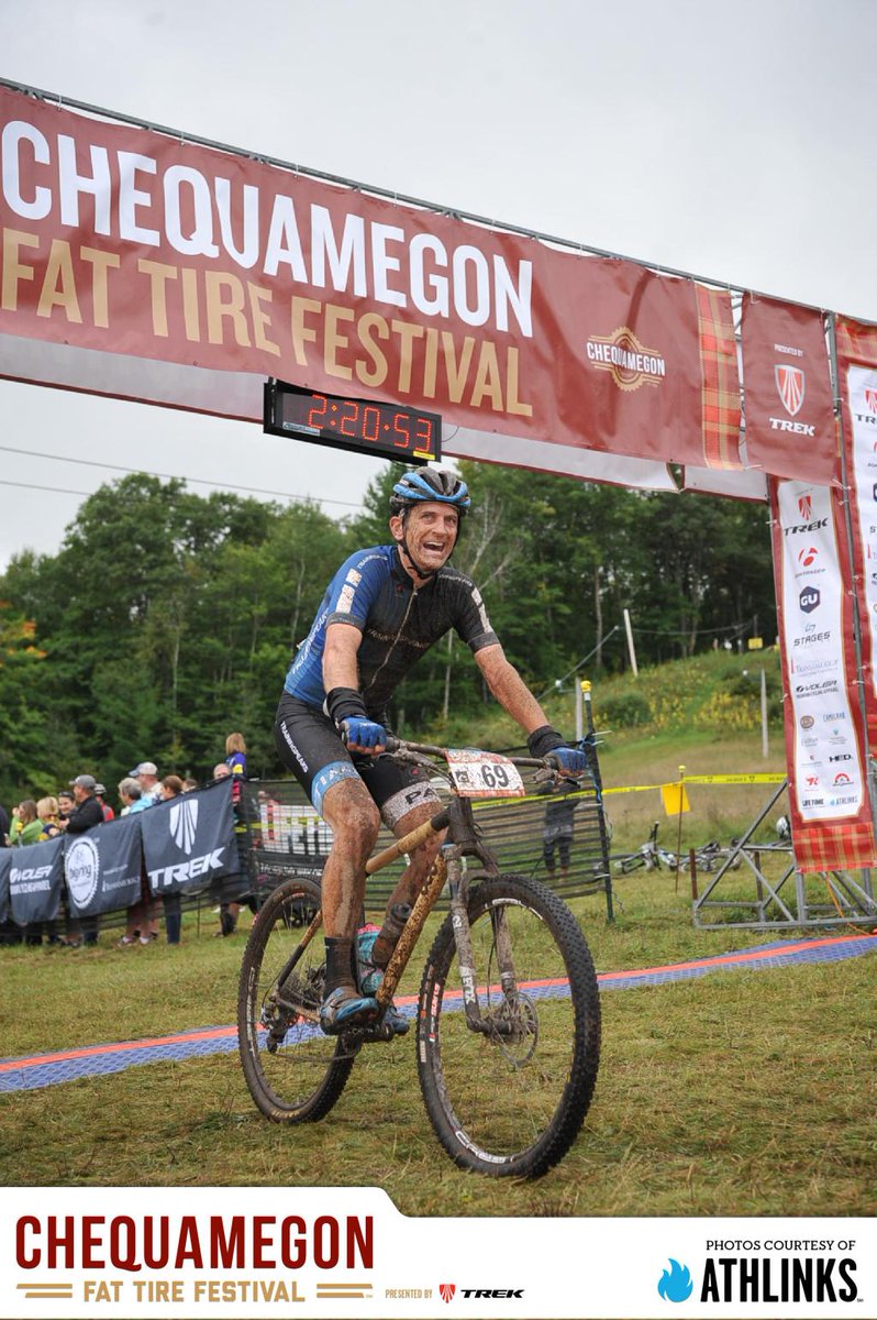 Training Peaks co-founder Dirk Friel takes 9th place in the master's category on his Boo… boobicycles.com/chequamegon-40/