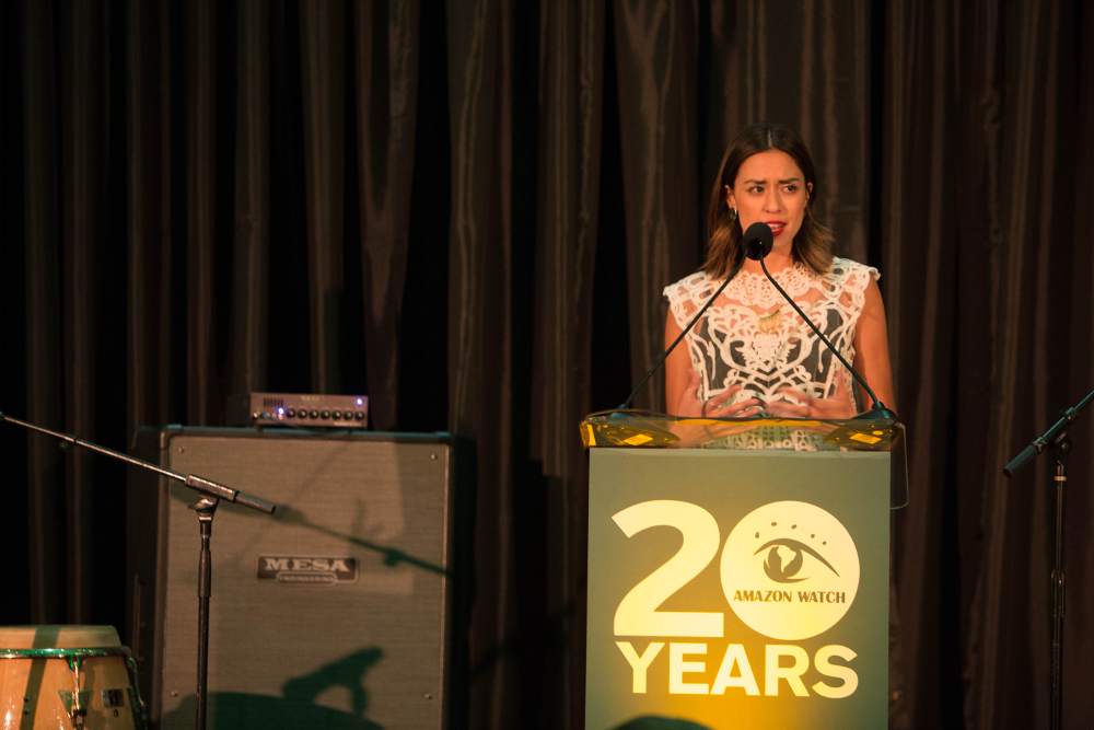 amazonwatch's tweet photo. The Amazon Watch 20th Anniversary Gala was a huge success! Thanks to all our friends & sponsors! Photos: https://t.co/vs8jSJ4PHf #Amazon20 https://t.co/c4PlIzHWc6