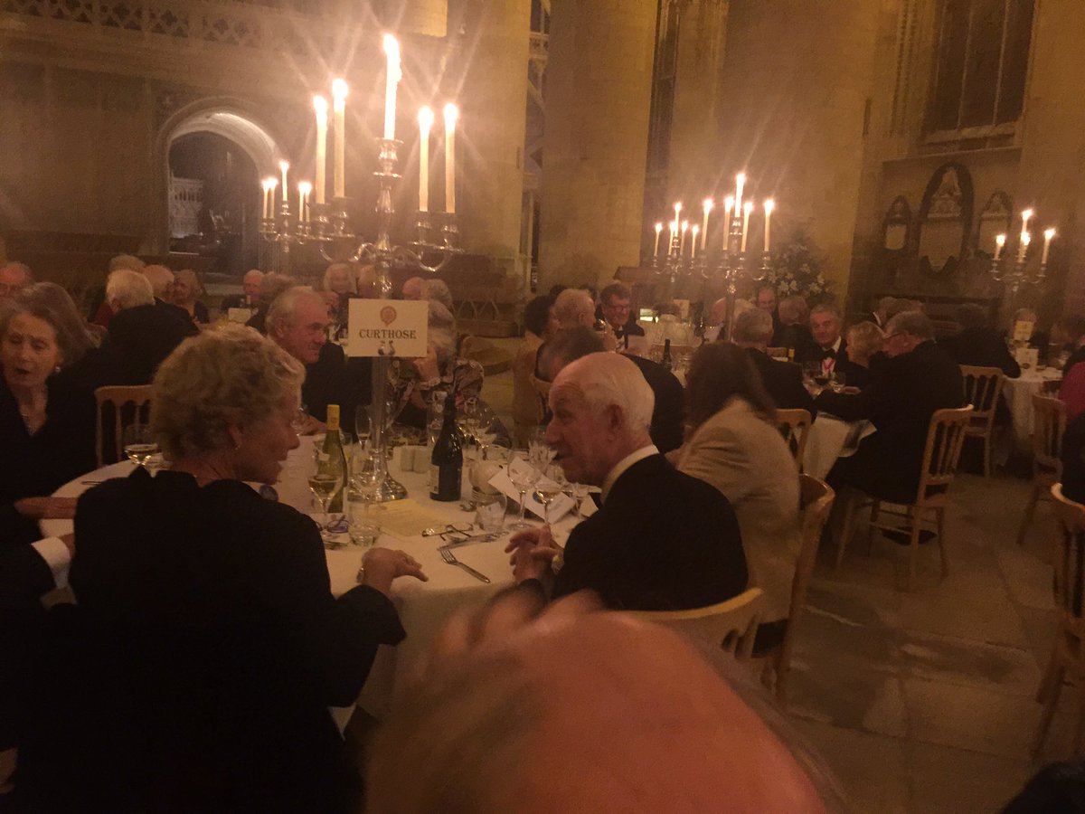 juliekentmbe's tweet photo. Honoured 2 be @GlosCathedral #honco @RogerHeadHS #fantasticdinner#gloucestershire #tradition https://t.co/GNONxv4y79