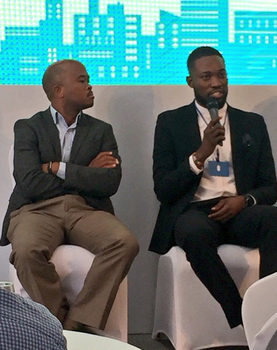eagamor's tweet photo. #ShapeAfrica2016 Opening Plenary with @alueducation's @FredSwaniker &amp; us shapers - Unlocking the Employment Economy in our Environment https://t.co/Yi2LOvuAoR