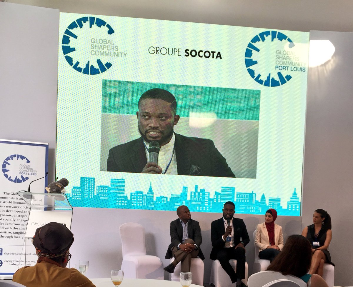 eagamor's tweet photo. #ShapeAfrica2016 Opening Plenary with @alueducation's @FredSwaniker &amp; us shapers - Unlocking the Employment Economy in our Environment https://t.co/Yi2LOvuAoR